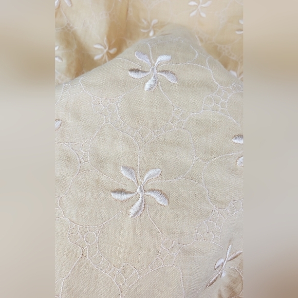 TALBOTS‎ Linen Yellow summer Women's Dress Size 10 - Picture 3 of 14